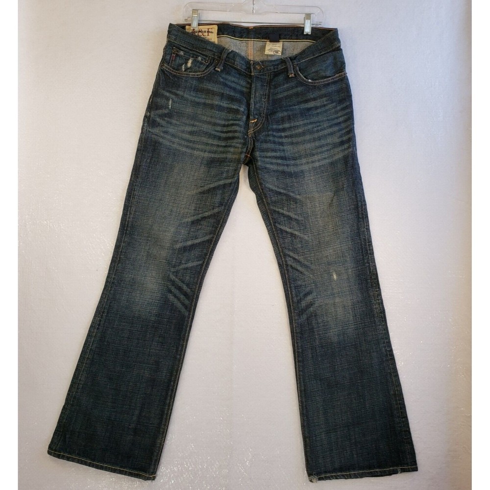 Abercrombie & Fitch Mens Original 5-Pocket Jeans W32 L30 Slim Dark CA: 50316